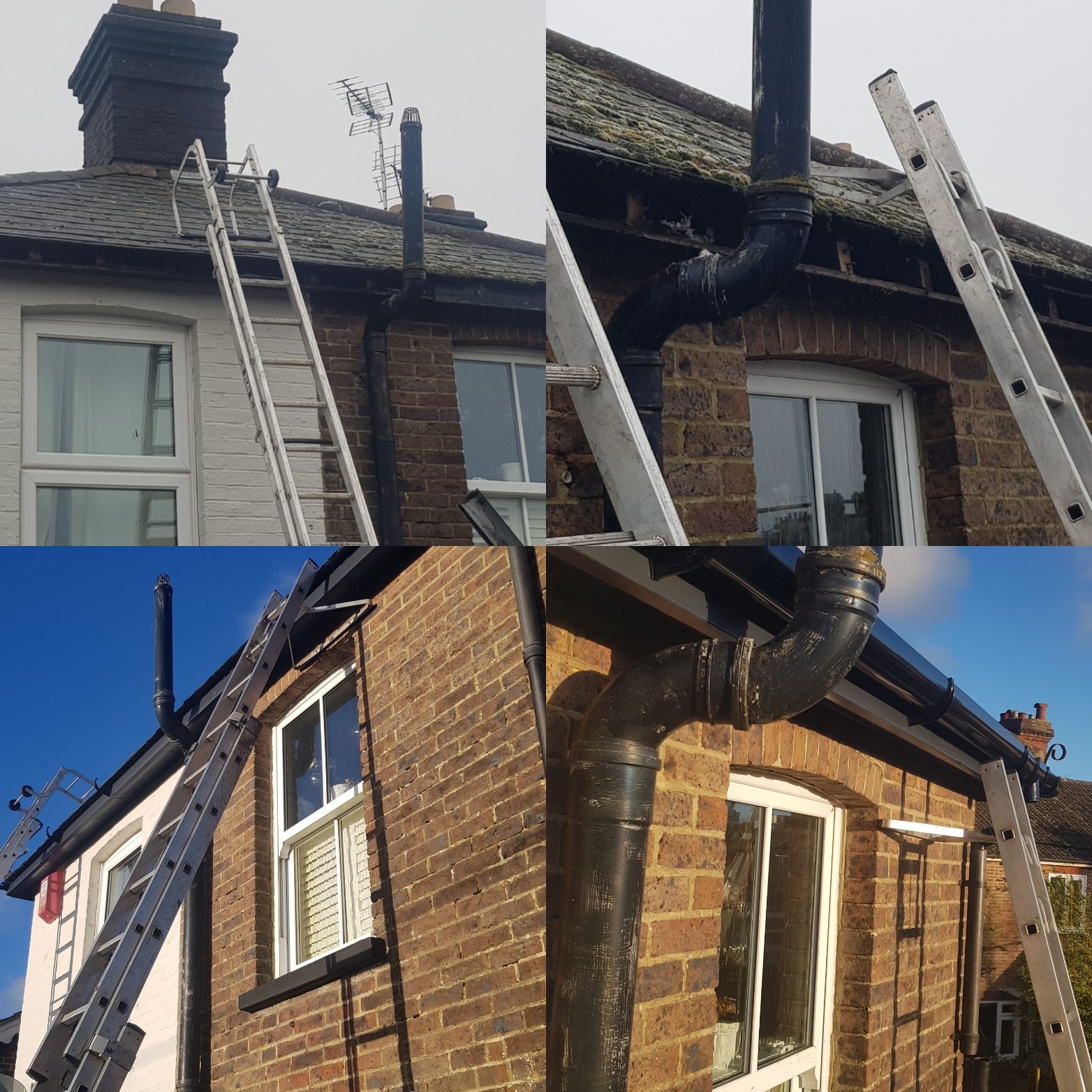 Fascias soffits and gutters full on this property in Haywards Heath