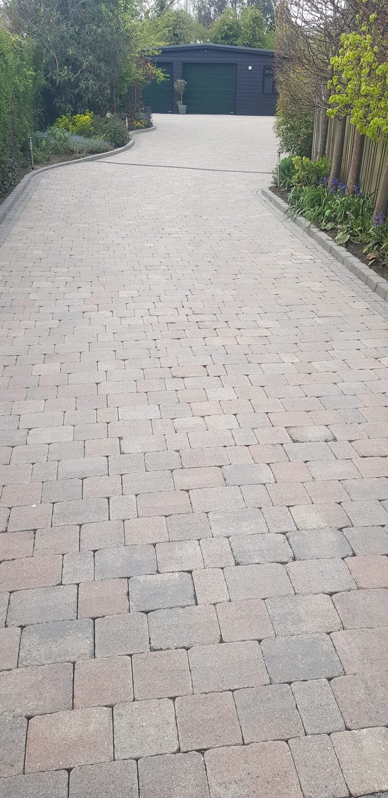 Driveway cleaned and treatment applied burgess hill