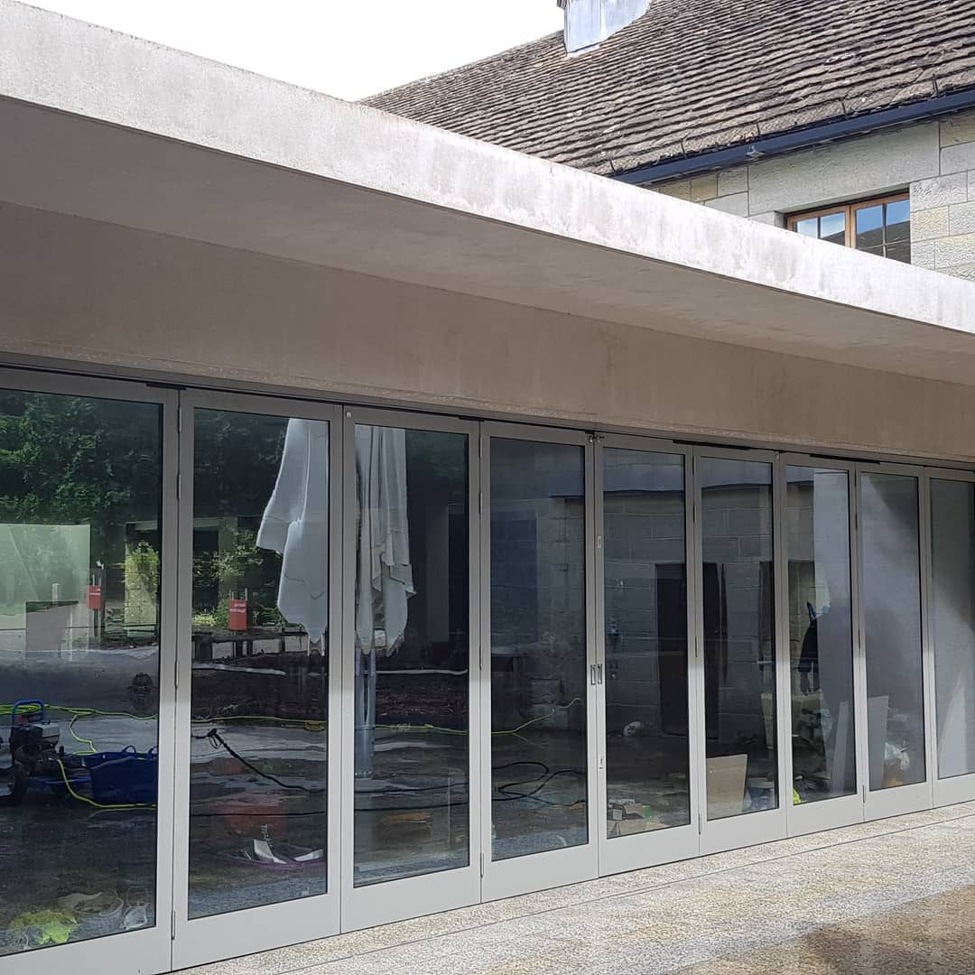 Window cleaning and external walls at Wakehurst Place