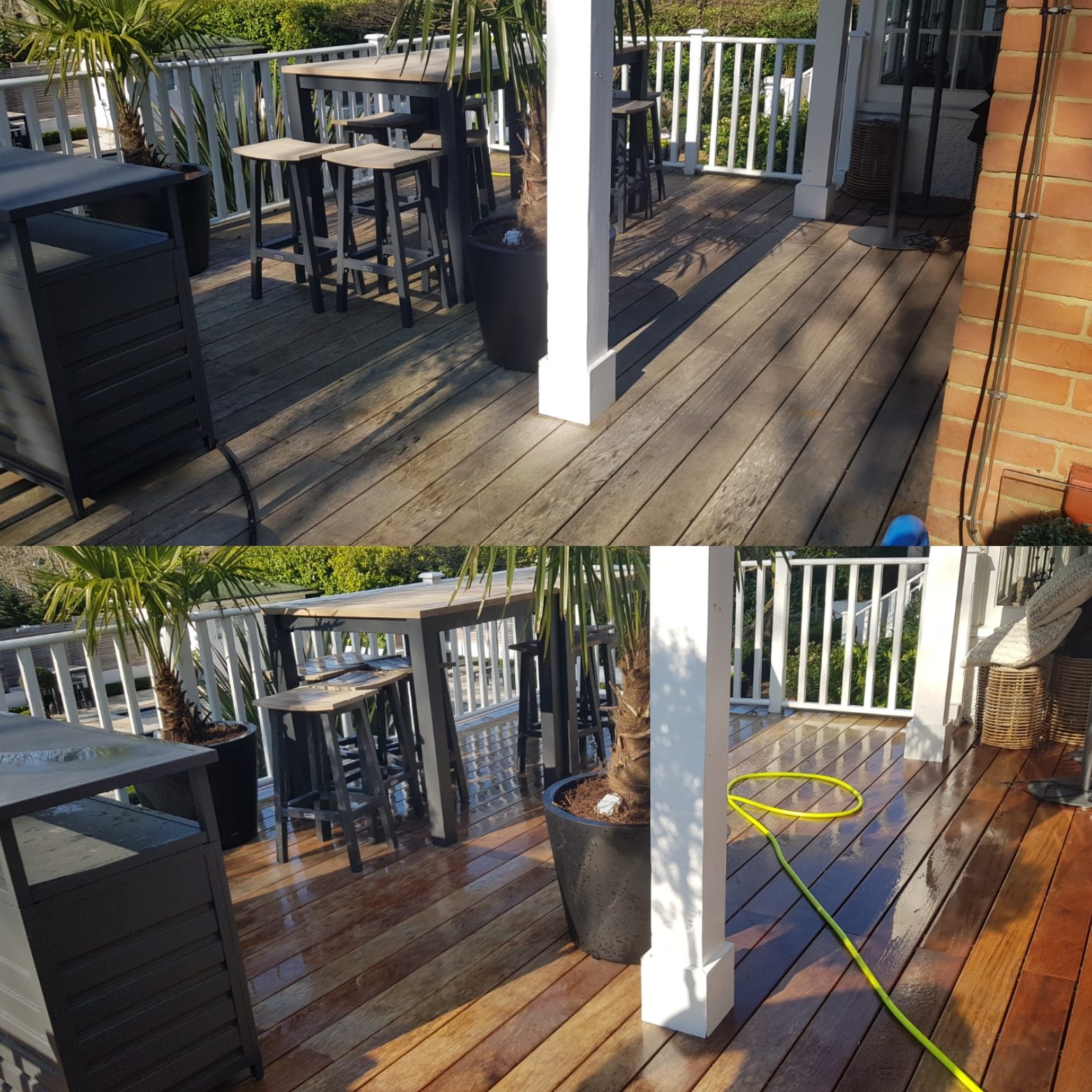 Decking cleaning in Haywards Heath
