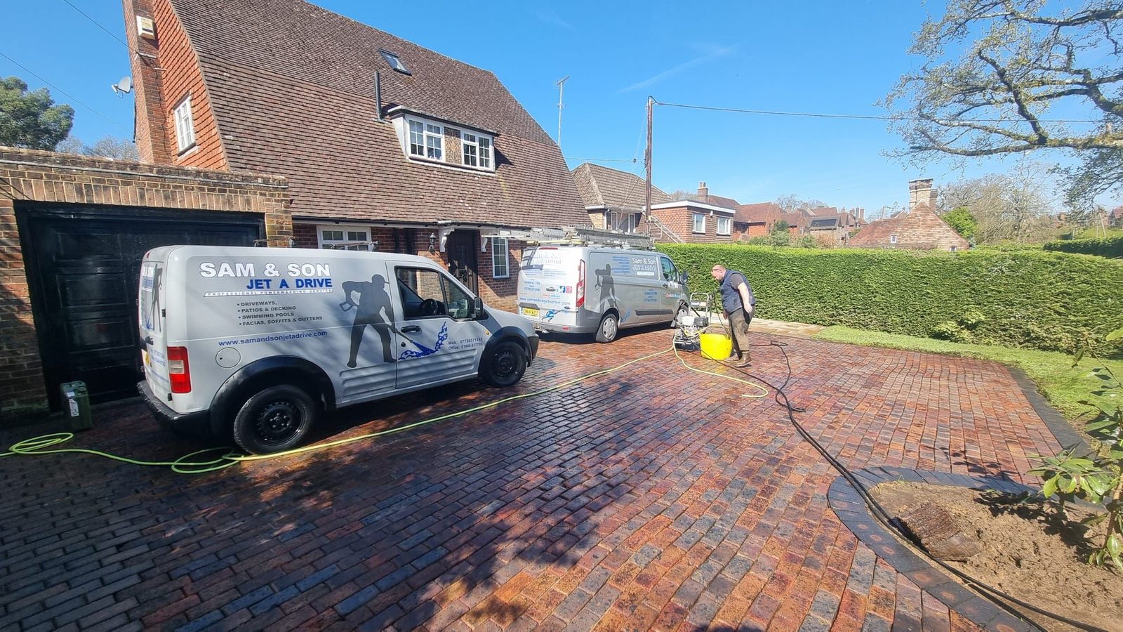 Driveway Jet Washing