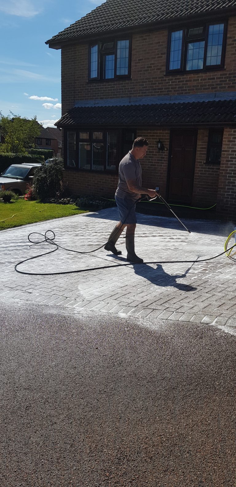 Driveway Jet Washing Sam and Son Jet a Drive