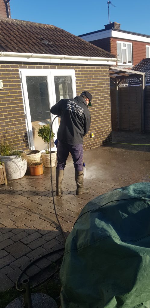 Patio and driveway cleaning in Hurstpierpoint