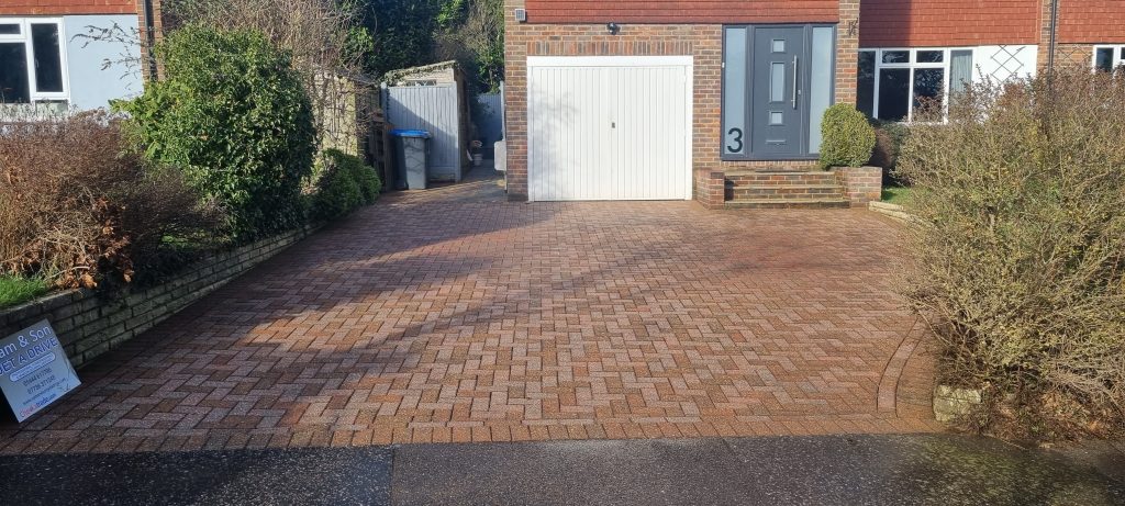 Driveway and patio clean
