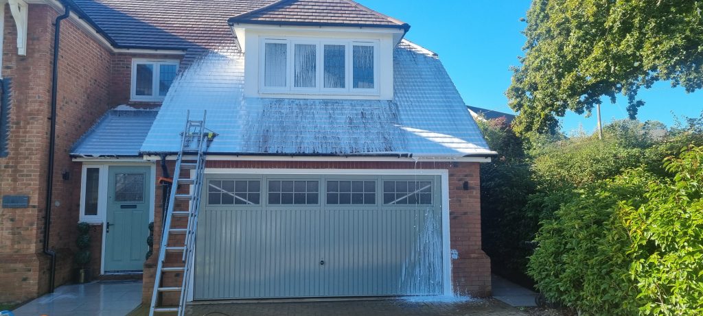 Roof cleaning  and bio treatment